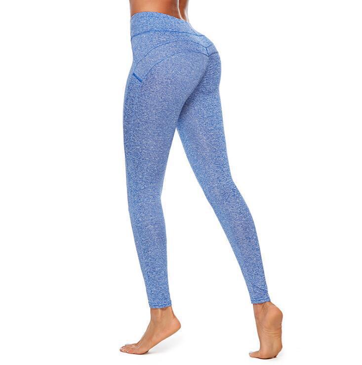 Solid color exercise leggings vibeactive