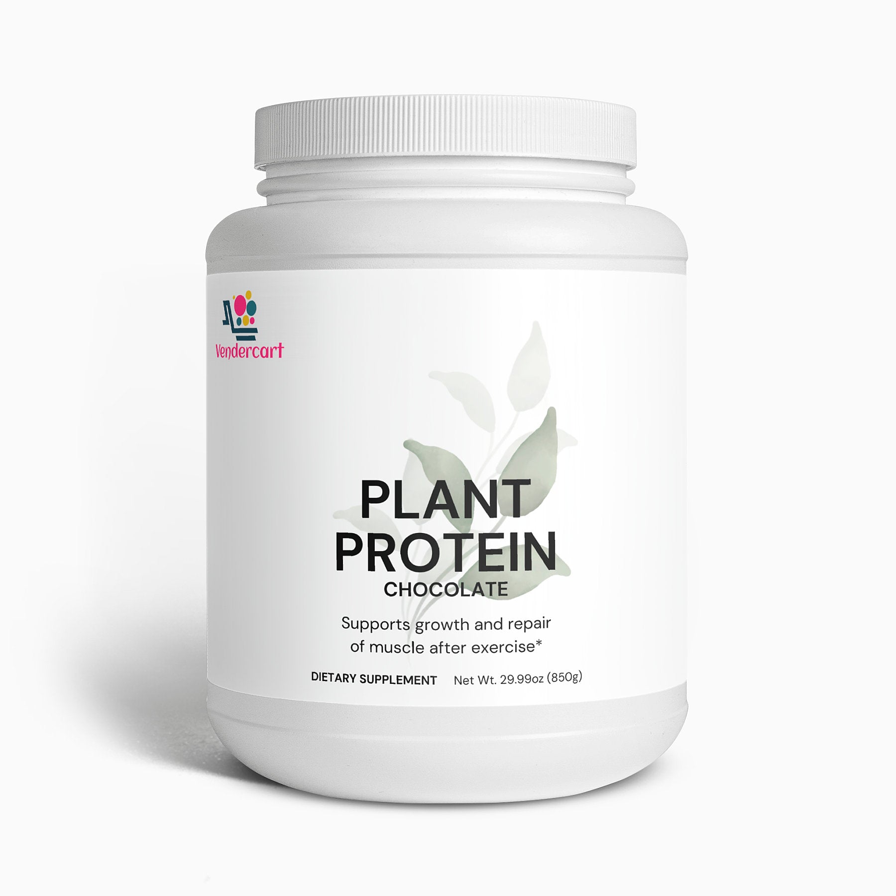 Plant Protein Chocolate 21g Protein, Muscle Recovery, Weight Management, And Digestive Support vibeactive