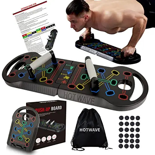 HOTWAVE Foldable Push Up Board vibeactive