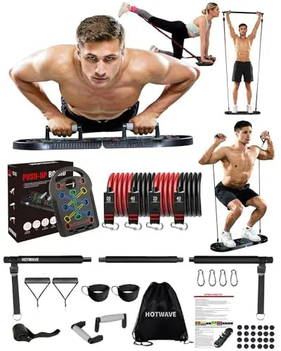 HOTWAVE Foldable Push Up Board vibeactive