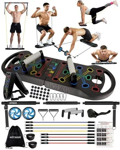 HOTWAVE Foldable Push Up Board vibeactive
