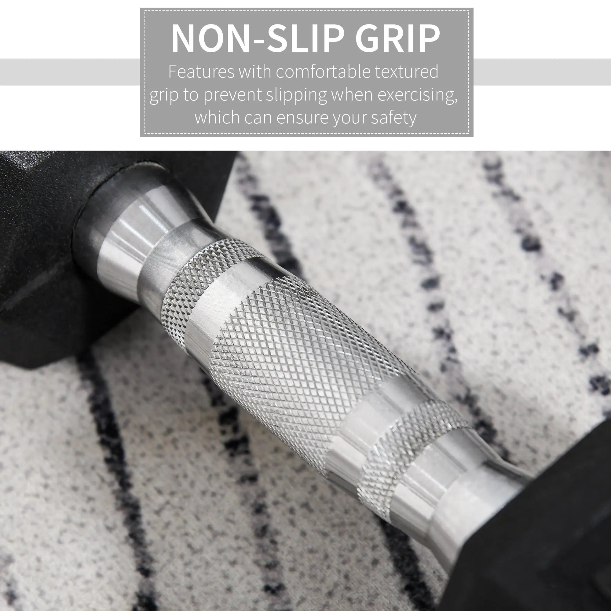 2x5kg Rubber Dumbbell Sports Hex Weights Sets Gym Fitness Lifting Home vibeactive